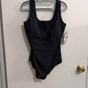 Albion Elegant Black swimsuit XXL NWT
